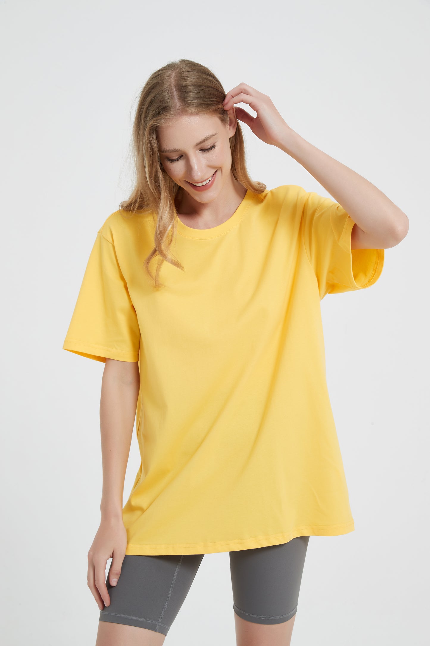 Yokvan Oversized Tee Yellow
