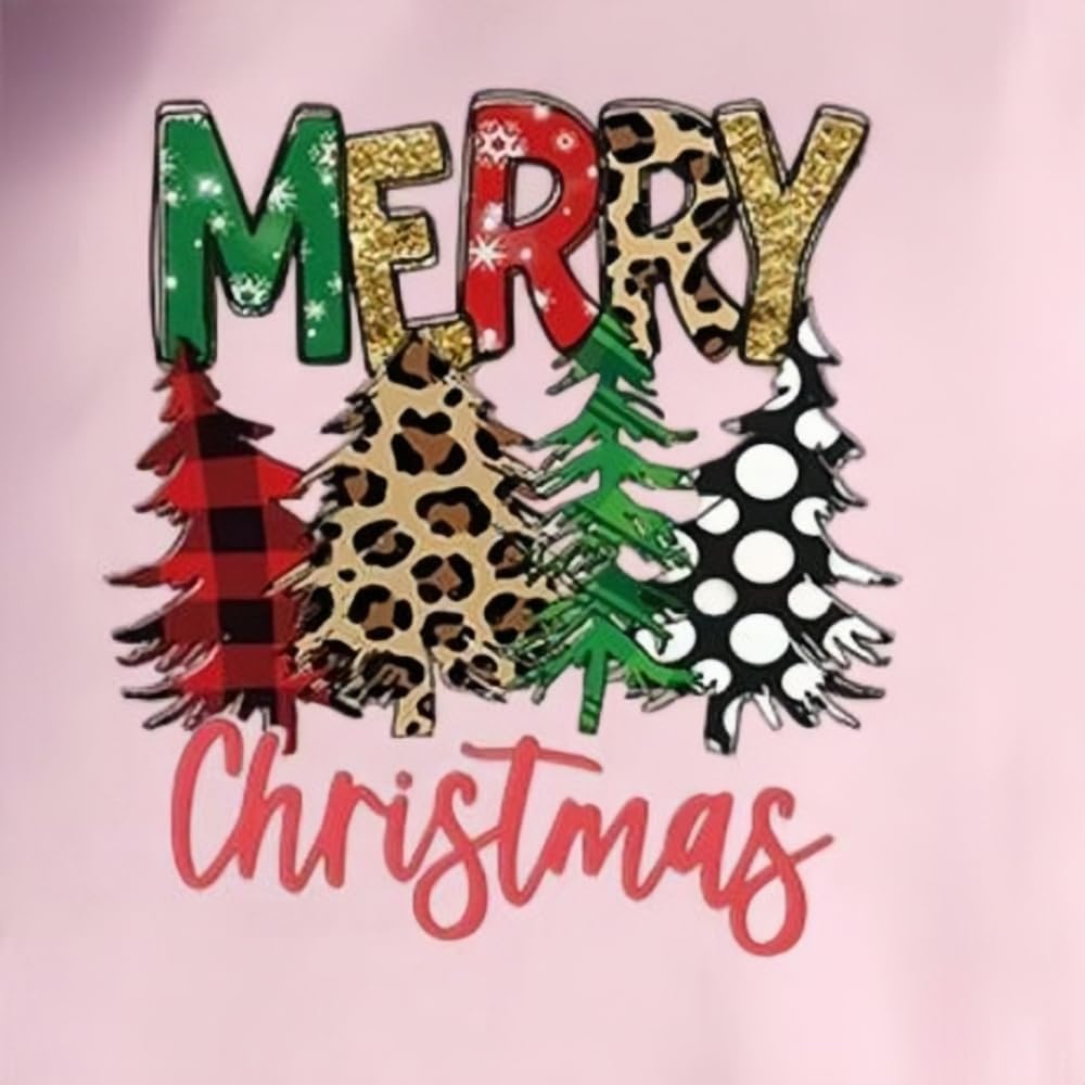 Womens Tee Shirts Pink Christmas