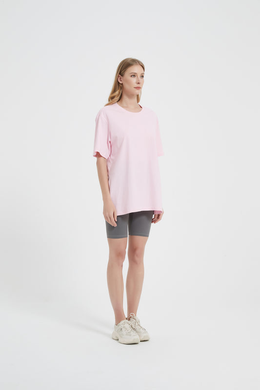 Yokvan Oversized Tee Pink