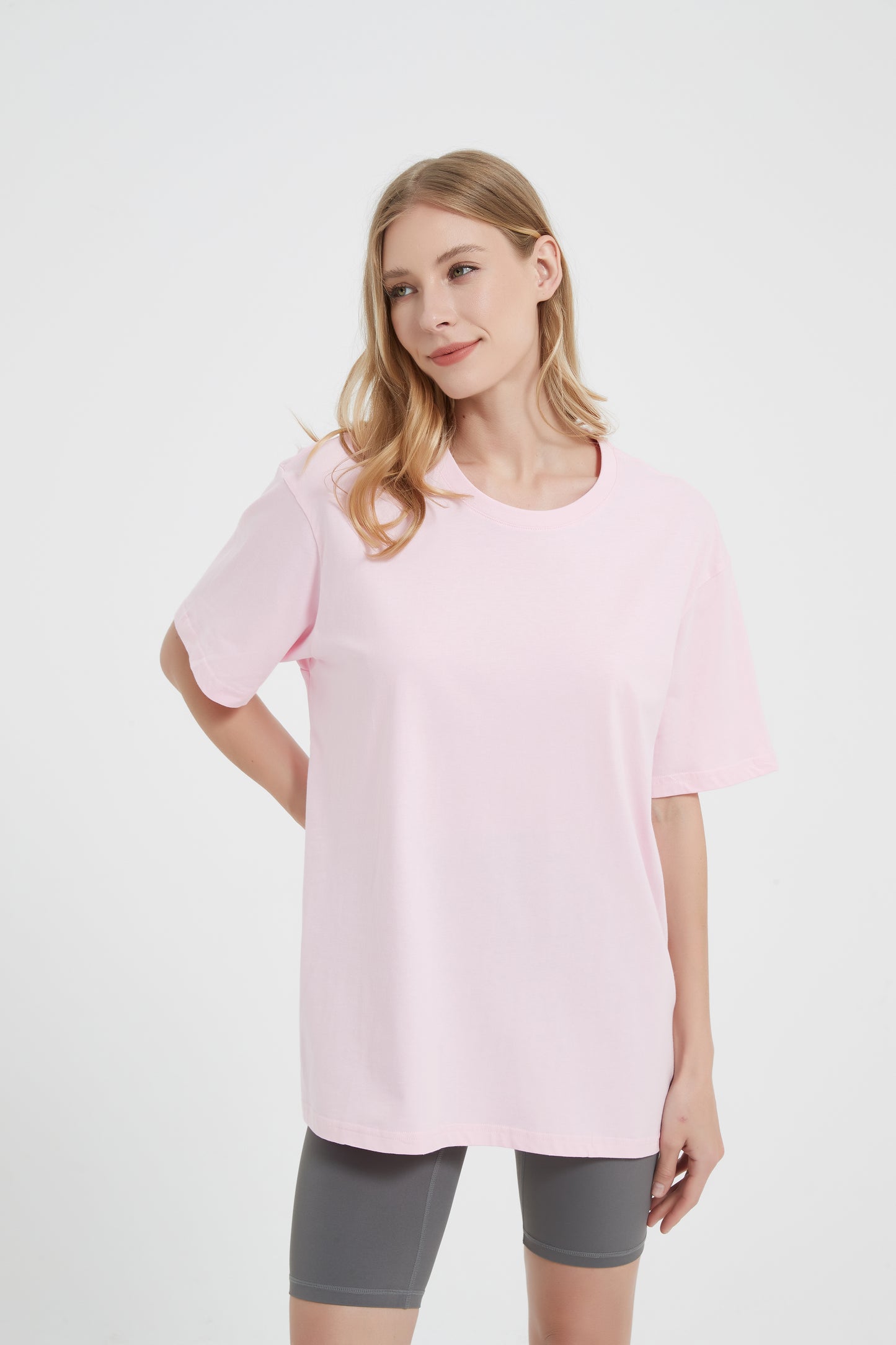 Yokvan Oversized Tee Pink